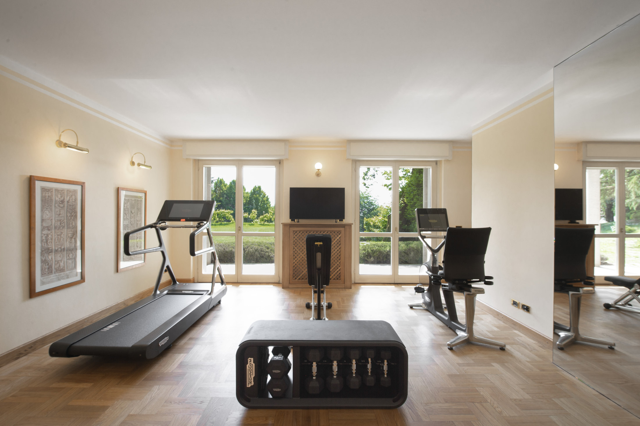 Private Technogym fitness studio
